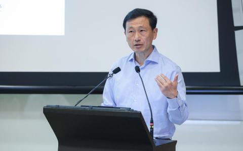 CMG20260119-JasonLee01/李冠卫/李庚洧, 郭跃男/Official Opening of Singapore's First Genomic Assessment Centre（发即时）[Lecture Theatre, Level 7, National Heart Centre Singapore (NHCS)] Opening address by Mr Ong Ye Kung, Minister for Health & Coordinating Minister for Social Policies（SPH Media Limited）