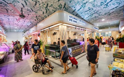 实龙岗3道湿巴刹翻新后重开 空间更明亮更具现代感