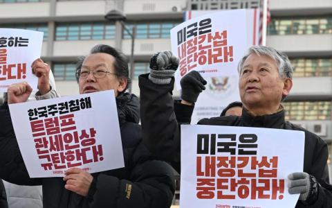 不满韩国未兑现投资承诺 特朗普扬言调高对韩关税