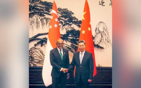 尚穆根访华会见两官员 讨论深化新中执法合作