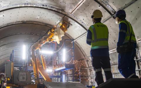 环线隧道加固完成近半 料如期4月竣工