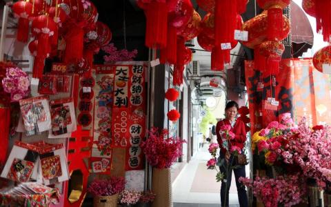 中国春节假期前消费高 同比增长10.6%