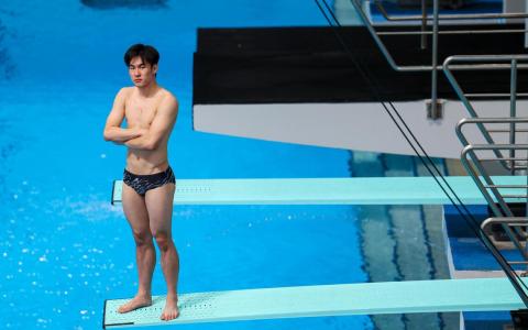 过去几年经历了无数挫折的谭柏伦，终于在去年底的泰国东运会上扬威，创造我国跳水历史。（林明顺摄）