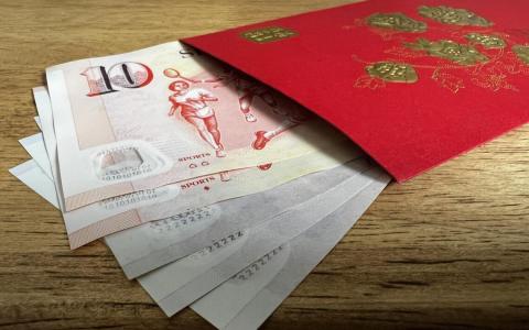 农历新年是小朋友领红包的时候。（档案照片）