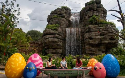 万态复活节活动回归 百个巨型彩蛋装置亮相