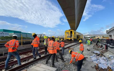 工程提前完成 丹那美拉至博览站3月17日恢复列车服务