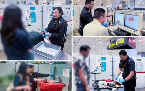 移民局3月29日在脸书发文说，当局于3月24日至27日期间，在关卡查获42起携带电子烟入境我国的案件，起获超过240支电子烟和相关配件。（取自移民与关卡局脸书）