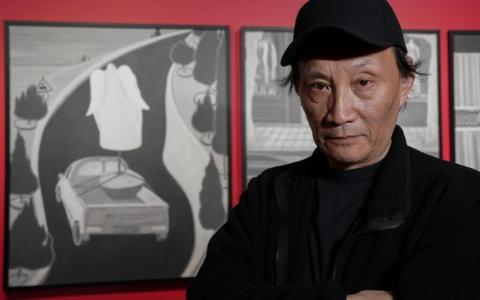 金宇澄以文学与绘画试图看透自己生长的城市——上海。（金宇澄提供）