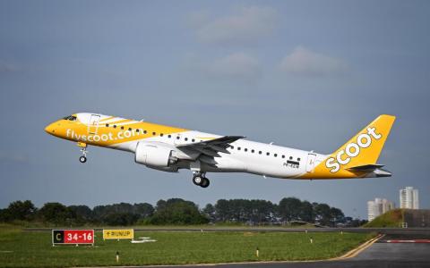 酷航全球排放效率最高 新航东南亚排第二