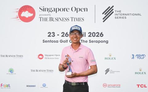 去年严重违规被禁赛 洪孙达走出低谷新加坡高球赛写佳绩