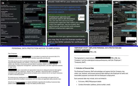 诈骗分子会指示受害者将Singpass账户中注册的电子邮件账户和手机号码，更改为骗子提供的联系方式。一旦联系方式被更改，诈骗分子便可重设并使用受害者的Singpass账户。（新加坡警察部队提供）