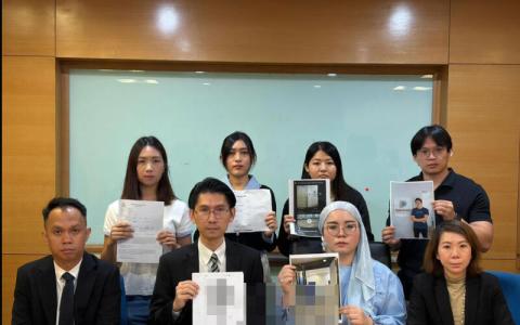 马国数名苦主在吉隆坡召开记者会讨公道。（取自中国报）
