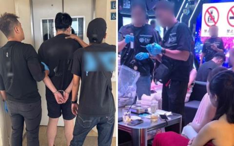 中央肃毒局于6月15日至19日展开全岛执法行动，逮捕76名涉毒嫌犯。（肃毒局提供）