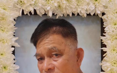 船夫黄来明因失足跌落海里，随后身亡。（庄耿闻摄）