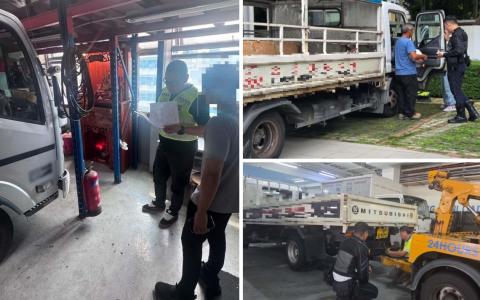 新加坡交警于7月1日至2日展开为期两天的全岛执法行动，共两辆违规罗厘因未安装限速器被拖走调查。