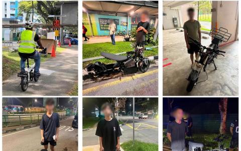 陆交局星期四（7月16日）早上在脸书发文说，在上个月的活跃通勤工具取缔行动中，共发现373起违例行为。（取自陆交局脸书）