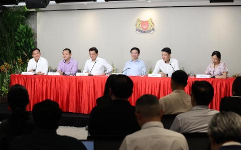 新加坡内阁改组 多位年轻政务官获擢升 三位新部长受委