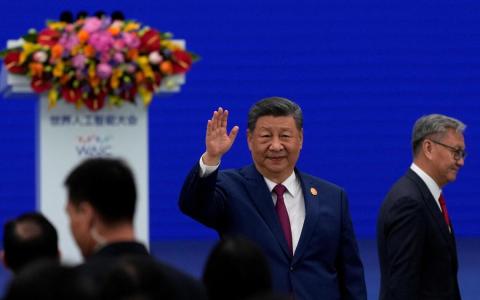中国国家主席习近平预计今年9月访问美国，香港媒体分析，习近平届时可能一并访问加拿大。图为习近平7月17日在上海出席2026世界人工智能大会。（路透社）