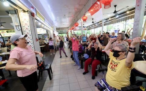 金文泰咖啡店变乐龄活动站 百名年长者每月定期聚会