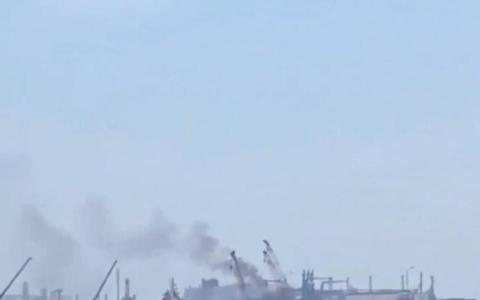 埃及海港天然气船遭无人机袭击 美军强力报复伊朗突袭