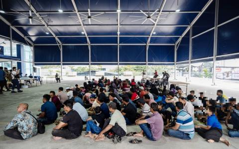 马来西亚目前根据联合国难民署的安排，接纳超过21万5000名难民及寻求庇护者，当中有超过12万6000人是已向难民署登记的罗兴亚人。（马新社）