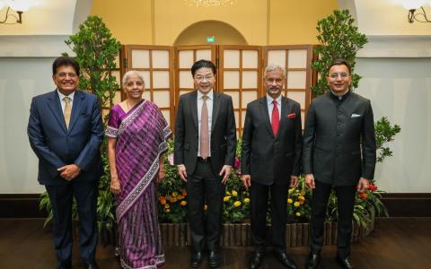 黄循财总理与印度四部长会晤 探讨深化新印全面战略伙伴关系