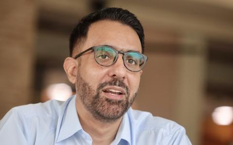 工人党秘书长毕丹星对能以反对党领袖身份服务人民表示期待。（陈斌勤摄）