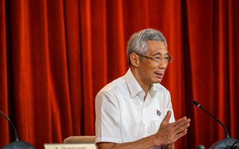 李总理说，在本届大选中，马来族和印度族选民关心的议题和选票取向，与华族选民没有多大分别。（叶振忠摄）