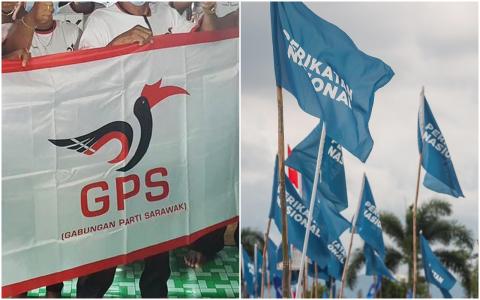 超过2万6000人网上联署，要求马来西亚砂拉越政党联盟勿与国民联盟结盟。（取自砂盟脸书、叶振忠摄）