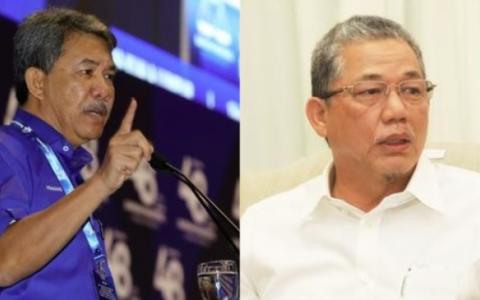 马国媒体报道，新政府预料将有两位副首相，其中一位可能是巫统署理主席莫哈末哈山（左），另一人则是砂盟党鞭法迪拉尤索夫。（星洲网）