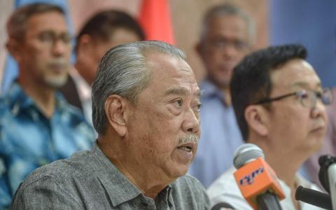 伊党内部对慕尤丁（图）拒绝按照国家元首苏丹阿都拉的意愿，与希望联盟组成团结政府感到不安，“这违反了伊党宣誓效忠的传统。”（法新社）