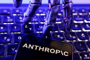 美国投行摩根大通已禁止香港员工访问Anthropic的人工智能（AI）模型。（路透社档案照片）