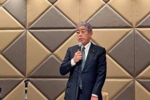 日本前外交部长岩屋毅在星期三（7月29日）获任命为日本贸促会会长。（岩屋毅脸书）
