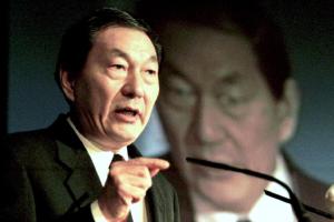 中共政治局原常委、中国国务院原总理朱镕基星期三（8月12日）逝世，享年98岁。（路透社档案照片）